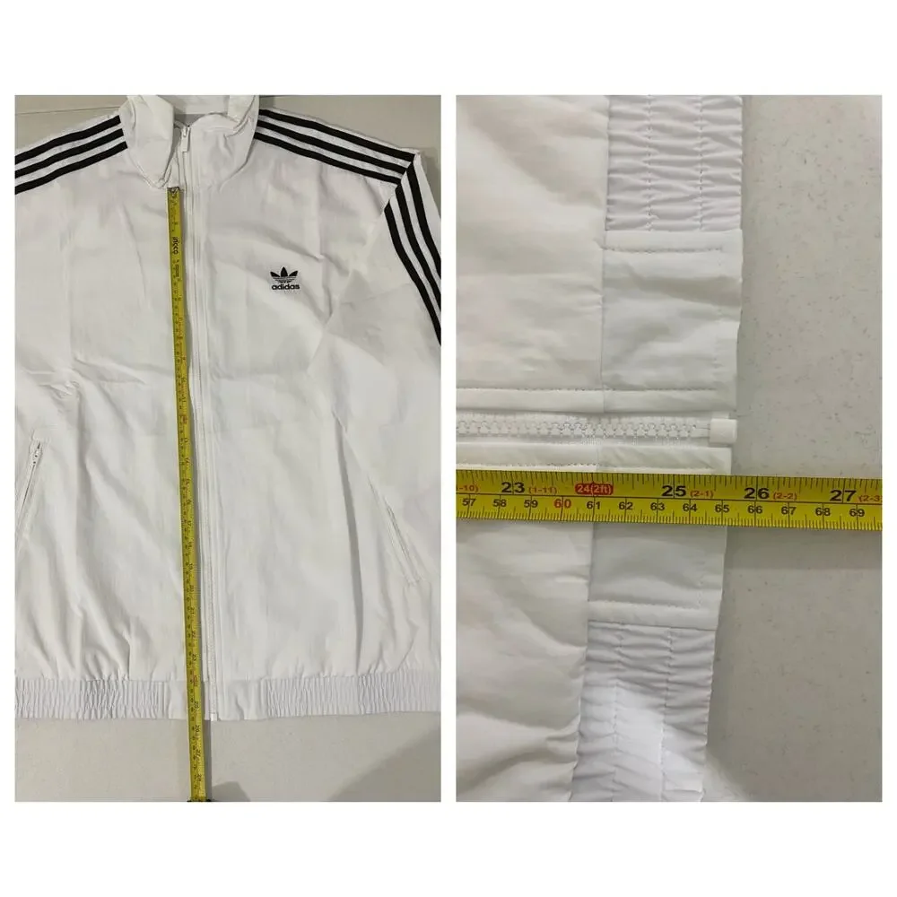 Adidas Originals Classics Adicolor Firebird Woven Tracksuit White Black Size XL